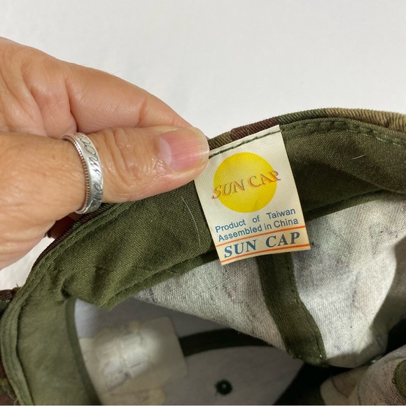 Vintage Sun Cap ABB University Camo Cap Unisex College Hat baseball cap - Picture 2 of 5